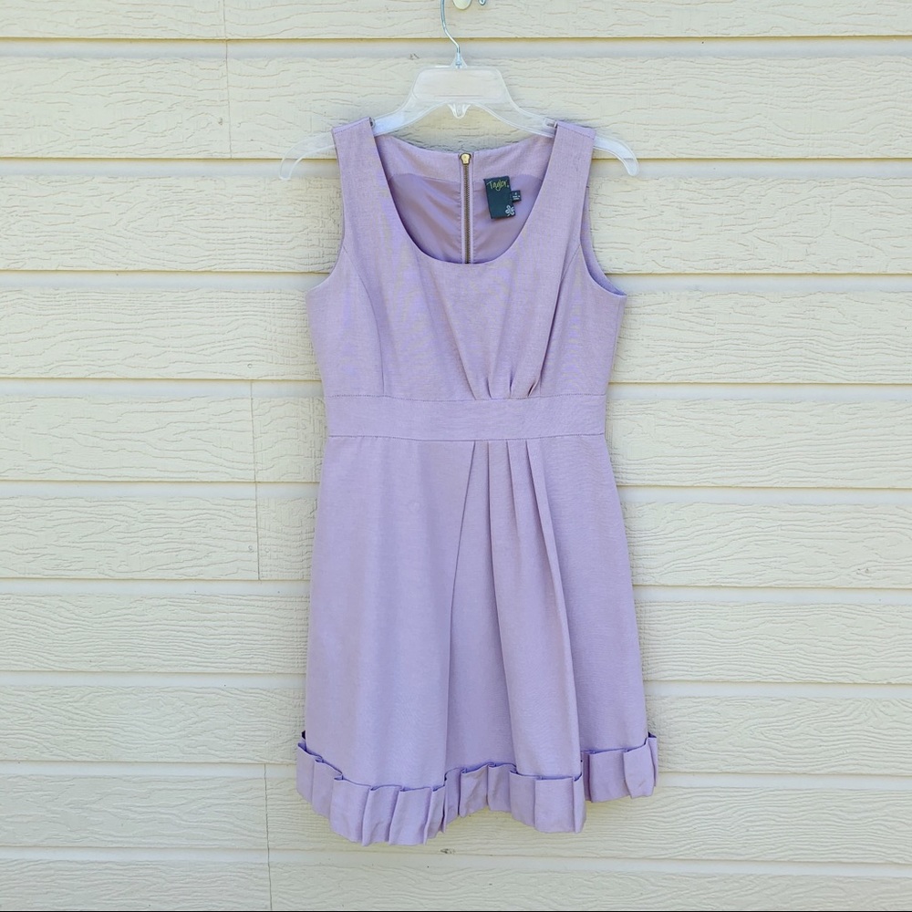 Taylor fit and flare cocktail dress